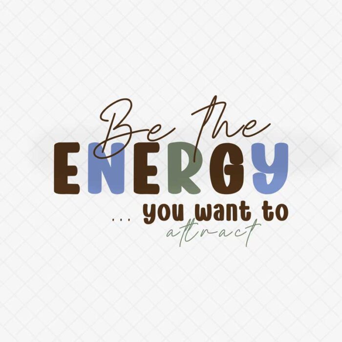 Plotterdatei „Be The Energy“ EPS, PNG, DXF und SVG